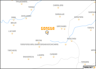 map of Gongda