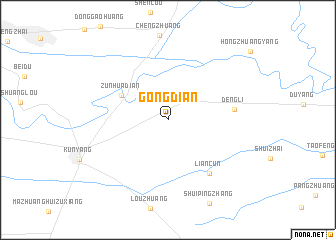 map of Gongdian