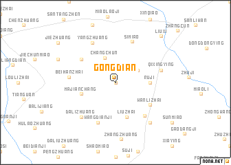 map of Gongdian