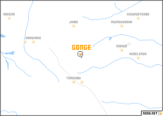 map of Gonge