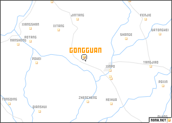 map of Gongguan