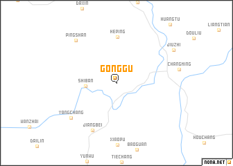 map of Gonggu