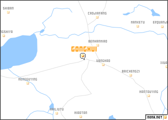 map of Gonghui