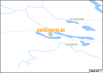 map of Gonginavolok