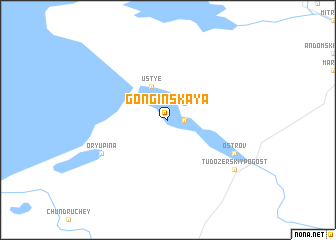 map of Gonginskaya