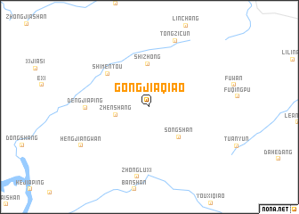 map of Gongjiaqiao