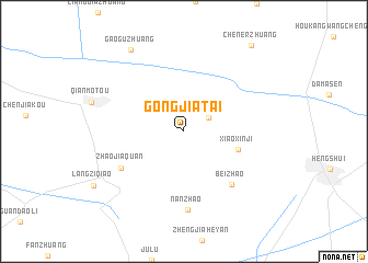 map of Gongjiatai