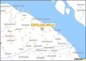 map of Gongjiazhaiji