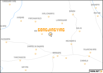 map of Gongjingying