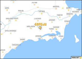 map of Gongju