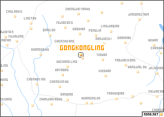 map of Gongkongling