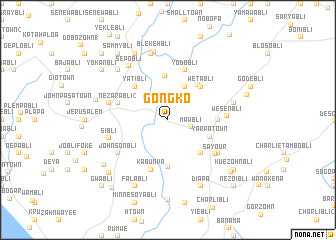 map of Gongko