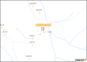 map of Gongming