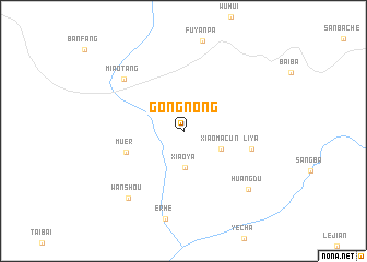 map of Gongnong