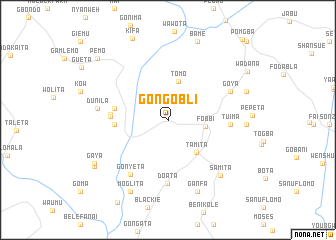 map of Gongobli