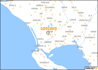 map of Gongoko