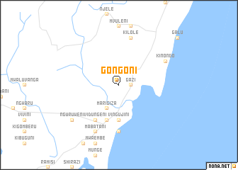 Gongoni (Kenya) map - nona.net