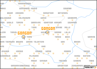map of Gongon
