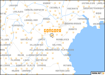 map of Góngora