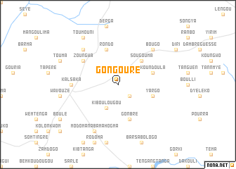 map of Gongouré