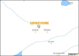 map of Gongo-Yembe