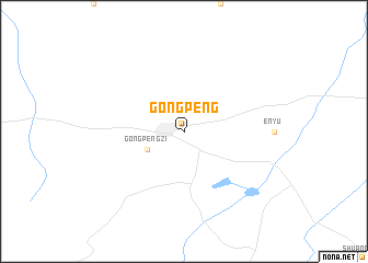 map of Gongpeng