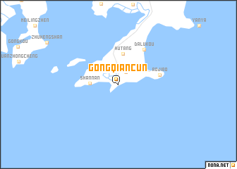 map of Gongqiancun