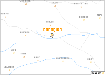 map of Gongqian