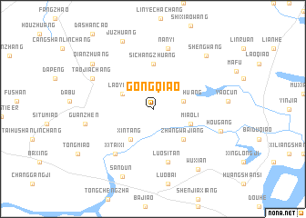 map of Gongqiao