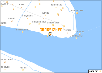 map of Gongsizhen