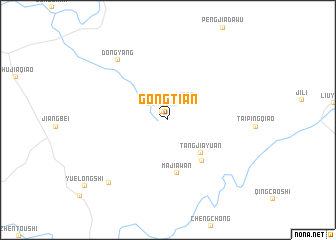 map of Gongtian