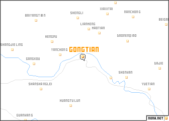 map of Gongtian