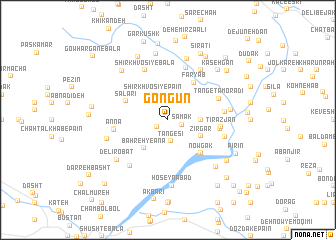 map of Gongūn