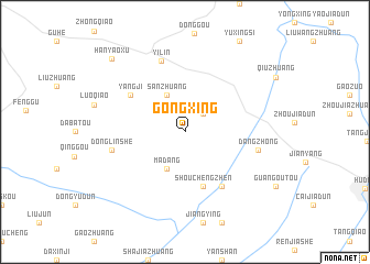 map of Gongxing