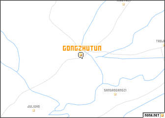 map of Gongzhutun