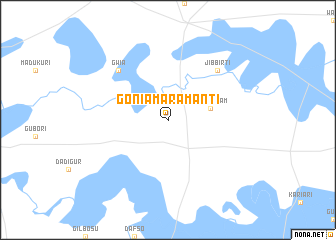 map of Goni Amaramanti