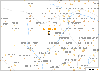 map of Goniam