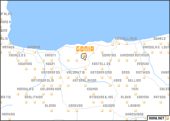 map of Gonía