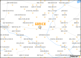 map of Gonice