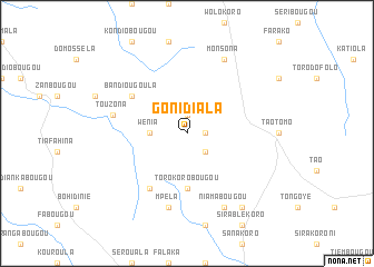 map of Gonidiala