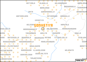 map of Goniketiya