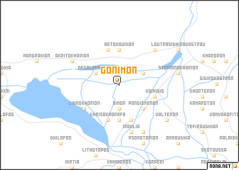 map of Gónimon