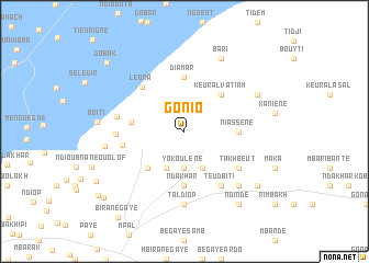 map of Gonio