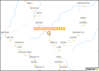 map of Gonisanga Gassa
