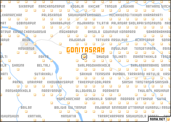 map of Gonitāsram