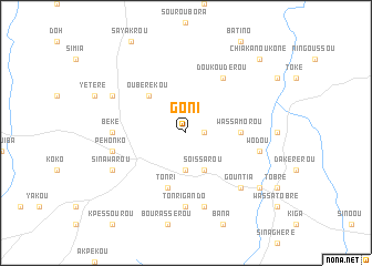 map of Goni