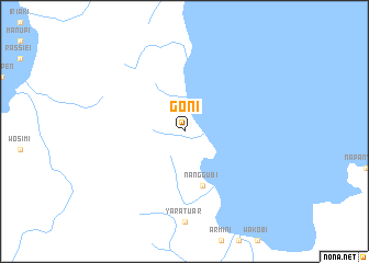 map of Goni