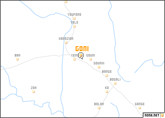map of Goni