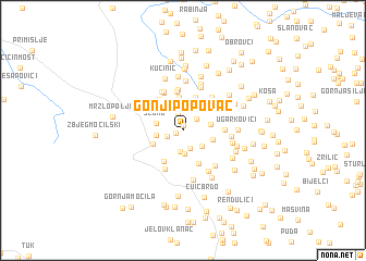 map of Gonji Popovac