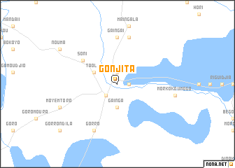 map of Gonjita